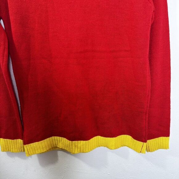 Norther Pole Ugly Christmas Sweater - Chipmunk Nutcracker Red‎ Sweater - XS Size - Picture 3 of 9